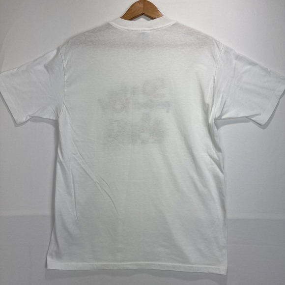 VTG Shoebox Novelty 50th Birthday T-Shirt L White "50 is Five Perfect 10's" - Picture 7 of 8